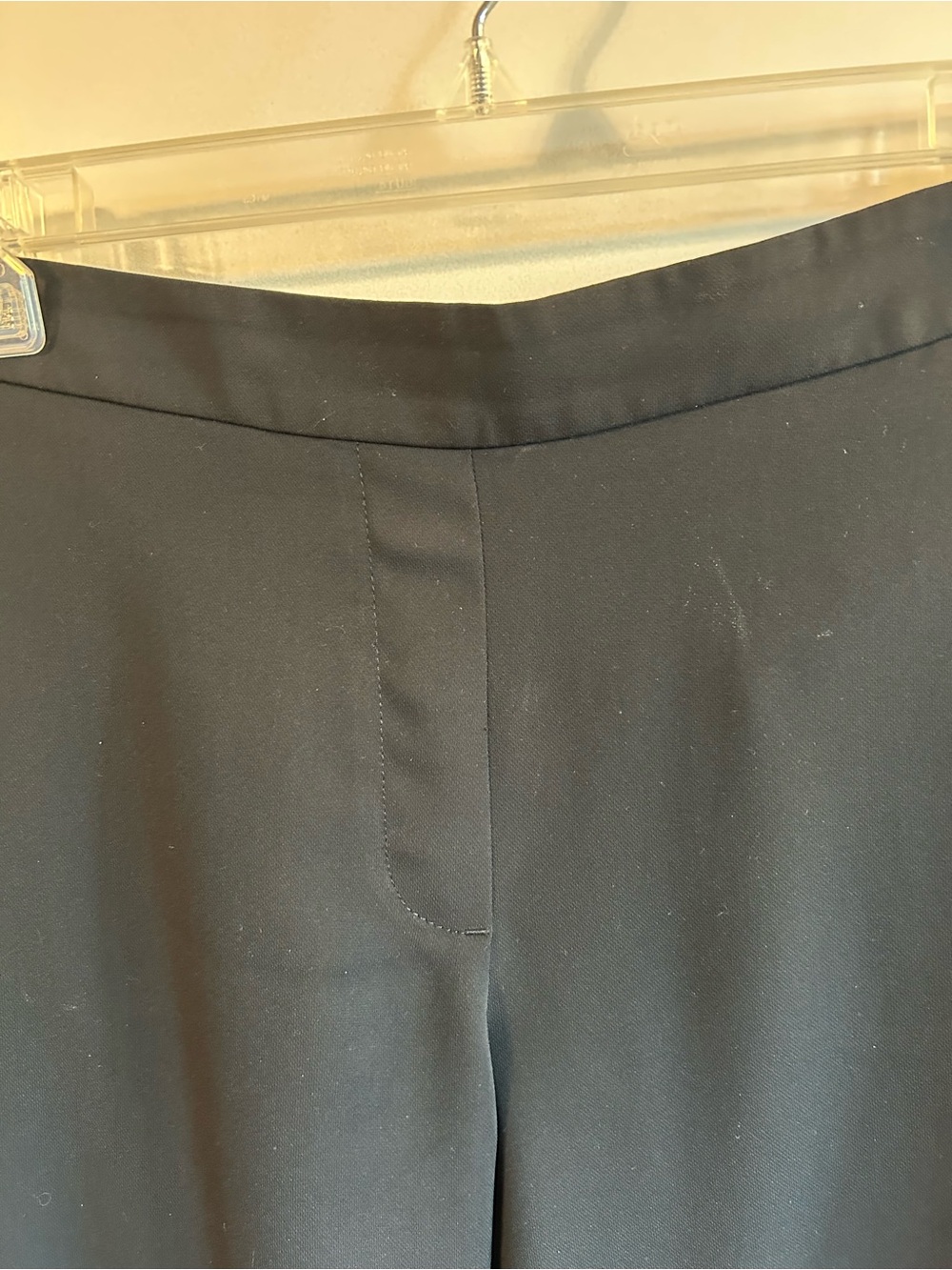 J. Crew Men's Black Flat-Front Dress Pants